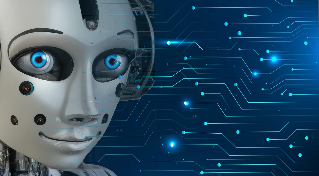 Cérebro digital e computador representando inteligência artificial processando respostas estruturadas